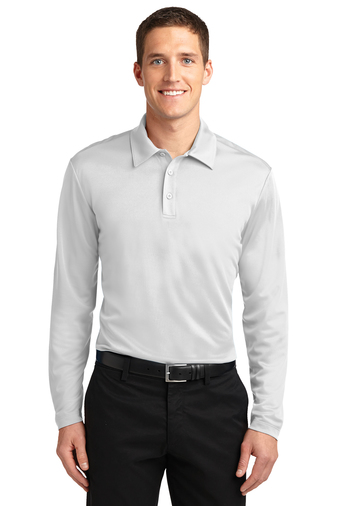 Remax Port Authority® Silk Touch™ Performance Long Sleeve Polo K540LS ...